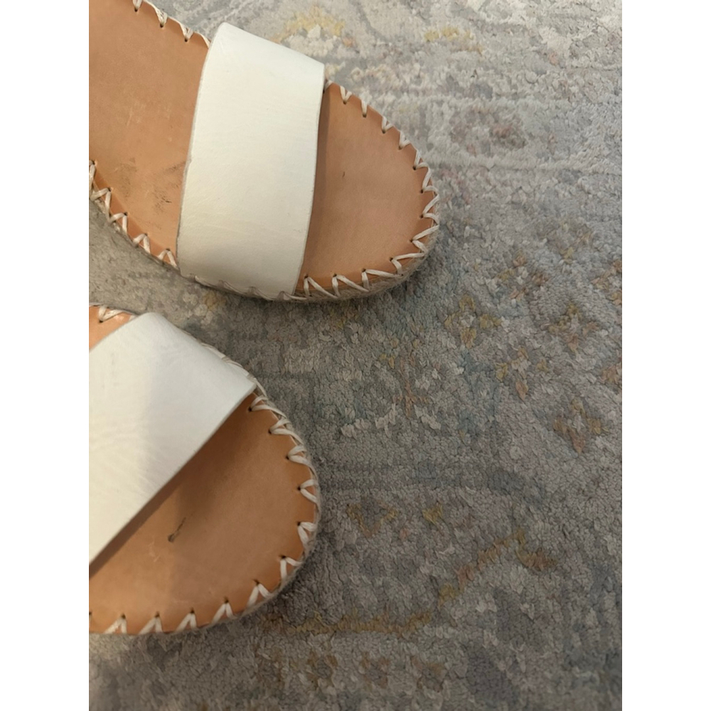Women's Dolce Vita Cream Beige Espadrille Wedge Sandals Size 10 - Picture 8 of 10